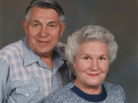 A photo of Calvin and Virginia Kernen