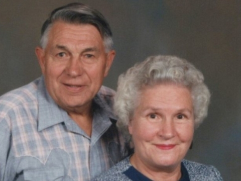 A photo of Calvin and Virginia Kernen