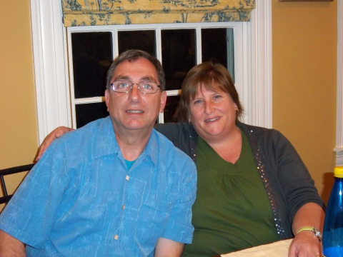 A photo of David and Gigi Finkelstein.