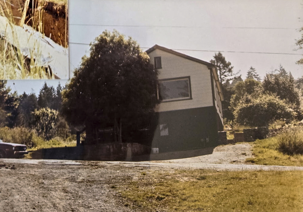 A photo of the Buck House under construction for CCAT's home base.